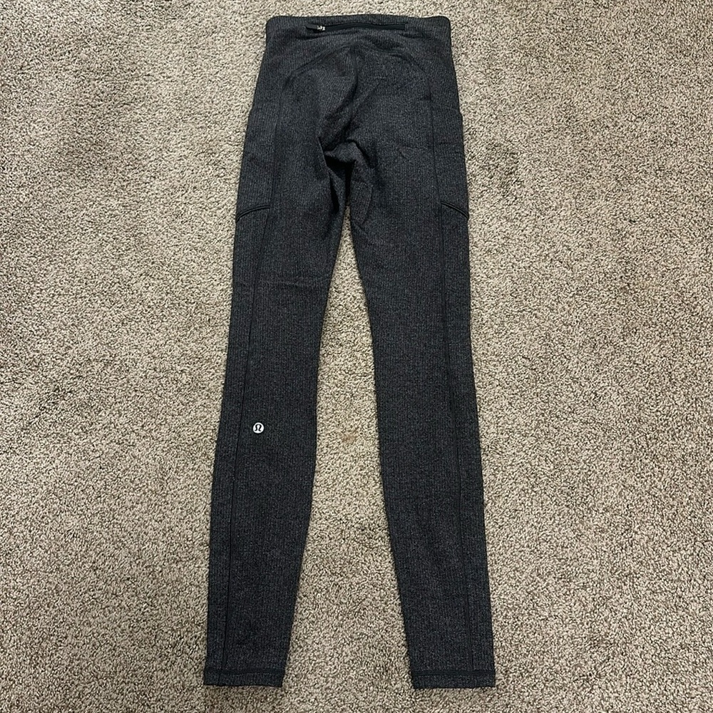 LULULEMON fast and free gray high waist leggings